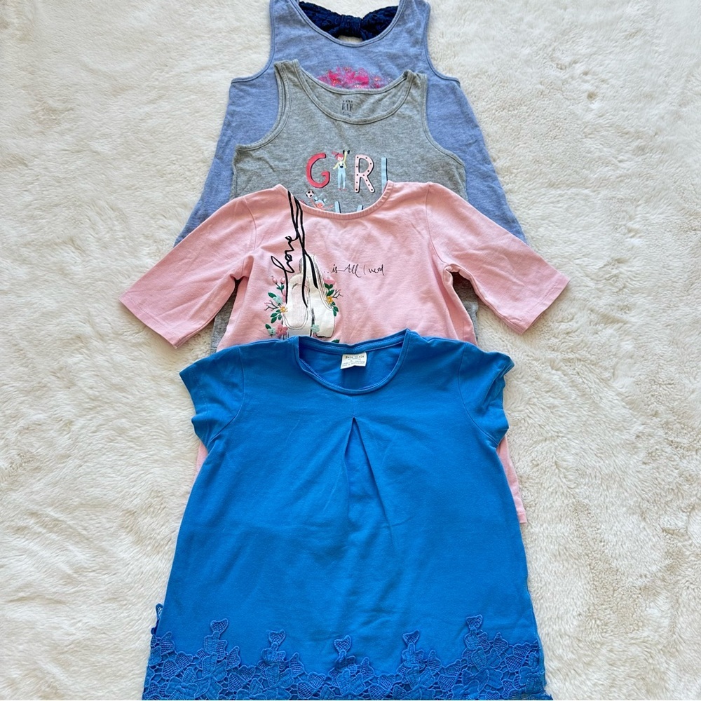 Bundle of girls T-shirts size 5-6 years